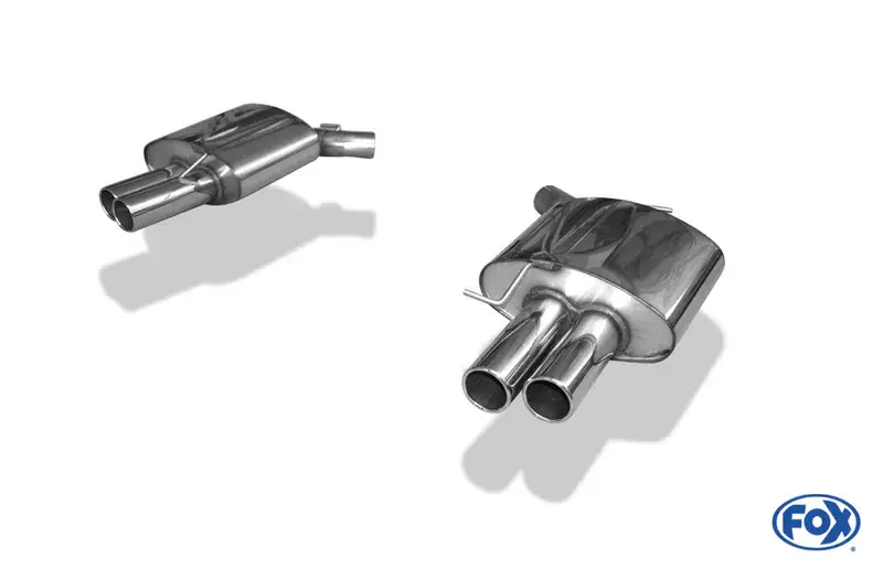 Zertifiziert Fox BMW F10 535i Endschalldämpfer rechts/links - 2x80 Typ 12 rechts/links