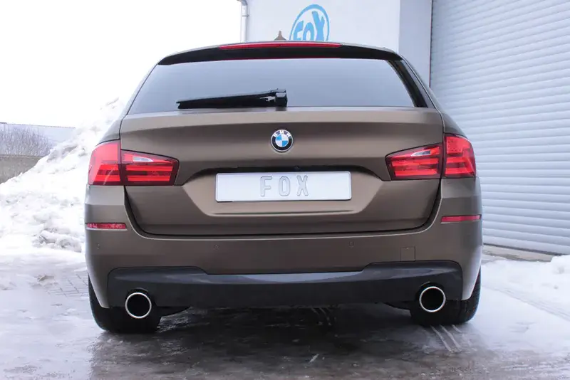 Fox BMW F11 535d Endschalldämpfer rechts/links einflutig - 1x100 Typ 16 rechts/links Meistverkauft