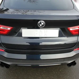 Fox BMW X4 F26 - 35i 35d Endschalldämpfer quer Ausgang rechts/links - 2x90 Typ 25 rechts/links Schwarz Jetzt Bestellen