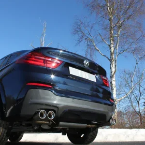 Abverkauf Fox BMW X4 F26 - 35i 35d Endschalldämpfer quer Ausgang rechts/links - 2x90 Typ 17 rechts/links