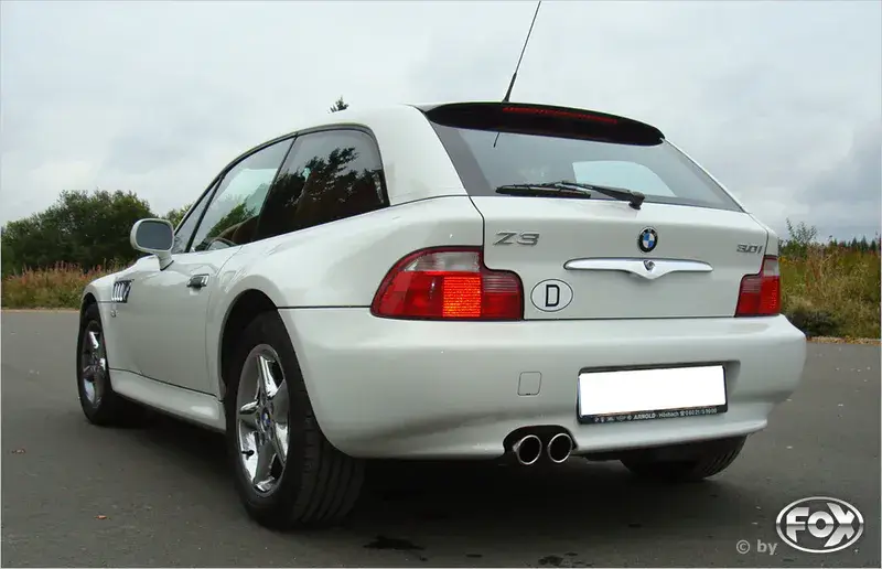 Fox BMW Z3/ Z3 Coupe 3,0l Endschalldämpfer - 2x80 Typ 17 Top-Preis