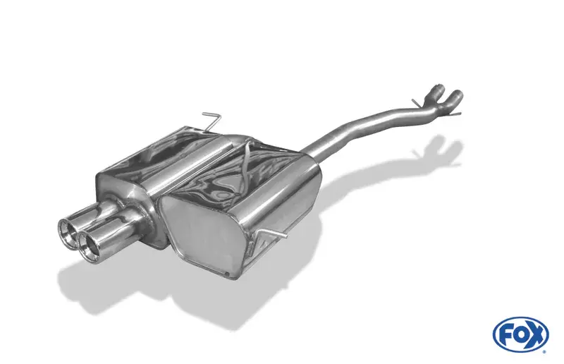 Fox BMW Z4 E85 Endschalldämpfer inkl. Y-Verbindungsrohr 2x50mm - 2x80 Typ 13 Sonderaktion