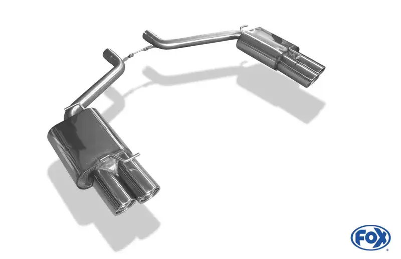 Fox Chrysler 300C 3,5l Endschalldämpfer rechts/links Doppelrohr - 2x100 Typ 17 rechts/links Sofort Bestellen