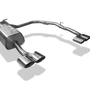 Garantierte Lieferung Fox Citroen C4 - B7 Endschalldämpfer Ausgang rechts/links - 2x106x71 Typ 32 rechts/links