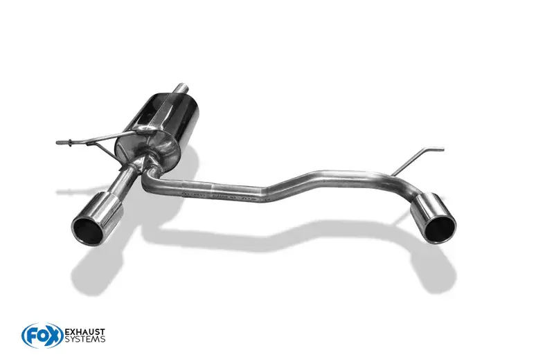 Top-Angebot Fox Dacia Duster 4x2 - Frontantrieb Endschalldämpfer rechts/links - 1x90 Typ 12 rechts/links