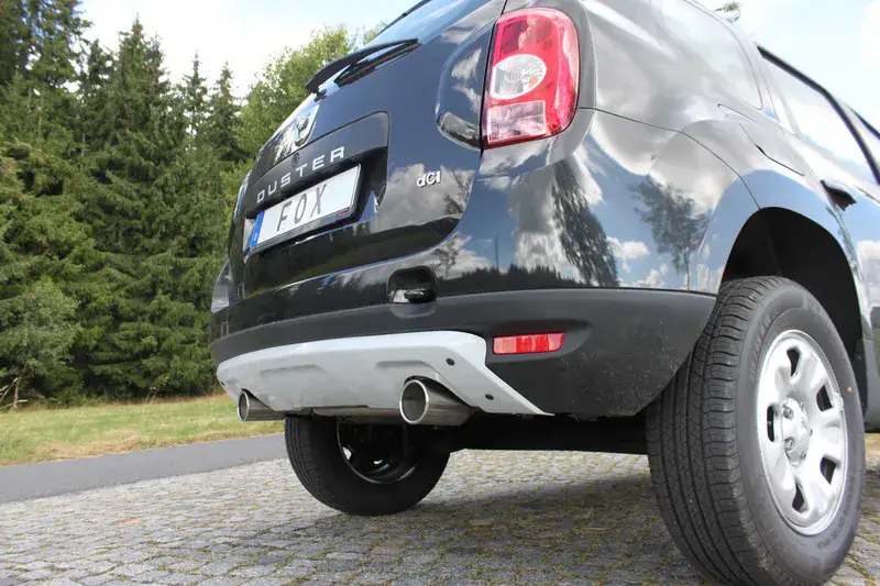 Top-Seller Fox Dacia Duster 4x2 - Frontantrieb Endschalldämpfer rechts/links - 1x90 Typ 12 rechts/links