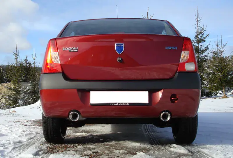Fox Dacia Logan Limousine Benzin Endschalldämpfer rechts/links - 1x90 Typ 13 rechts/links Highlight