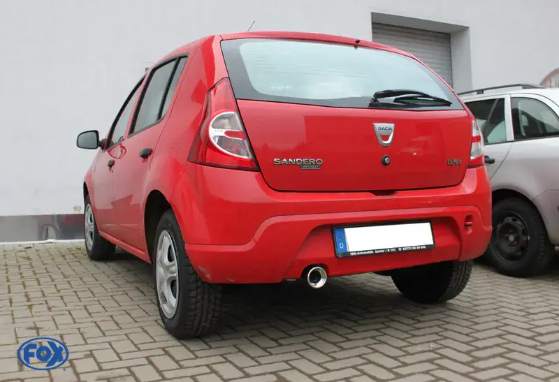 Fox Dacia Sandero Endschalldämpfer - 1x90 Typ 13 Top-Seller