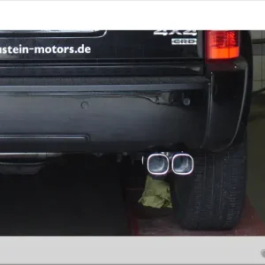 Fox Dodge Nitro Endrohrsystem einseitig rechts - 2x78x75 Typ 70 Kracherpreis