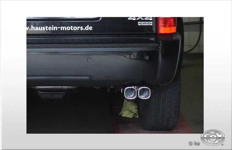 Fox Dodge Nitro Endrohrsystem einseitig rechts - 2x78x75 Typ 70 Kracherpreis