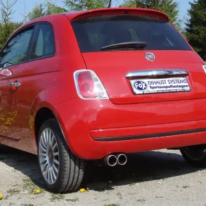 Mega-Angebot Fox Fiat 500/ 500C Endschalldämpfer - 2x76 Typ 12