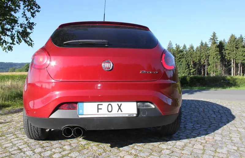 Sonderaktion Fox Fiat Bravo 198 - Diesel Endschalldämpfer - 2x90 Typ 14