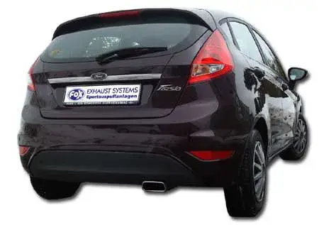 Top-Preis Fox Ford Fiesta VII/ Fiesta VII Sport - 1,2l1,4/1,5/1,6l D Endschalldämpfer - 145x65 Typ 59
