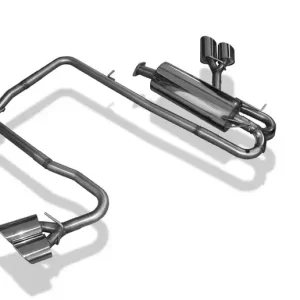 Fox Ford Ranger 2011-08/2016 - 4x4 - Doppelkabine Endschalldämpfer Sidepipe, Ausgang rechts und links am Trittbrett- 2x115x85 Typ 38 rechts/links Ausverkauf