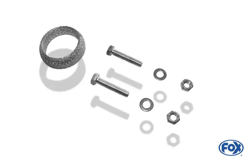 Fox Honda Civic III/ CRX II Endschalldämpfer quer - 1x76 Typ 10 Billig