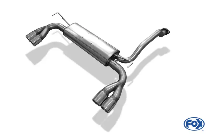 Sonderaktion Fox Honda Civic IV Coupe - EJ2 EndschalldämpferAusgang rechts/links - 2x80 Typ 13 rechts/links