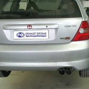 Fox Honda Civic VII Type R Endschalldämpfer - 2x90 Typ 10 Must-Have