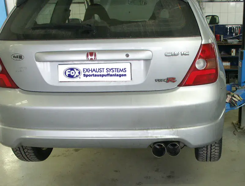 Fox Honda Civic VII Type R Endschalldämpfer - 2x90 Typ 10 Must-Have