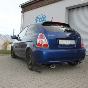 Heißes Angebot Fox Hyundai Accent - MC Endschalldämpfer Ausgang rechts/links - 135x80 Typ 53 rechts/links