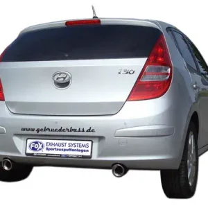 Neue Kollektion Fox Hyundai i30 - CZ Endschalldämpfer - 1x90 Typ 17 rechts/links