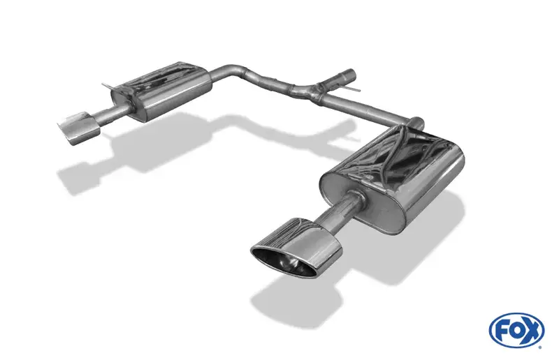 Zertifiziert Fox Hyundai i40 CW Endschalldämpfer rechts/links - 160x90 Typ 38 rechts/links