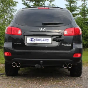 Finale Aktion Fox Hyundai Santa Fe 4x4 - CM Endschalldämpfer rechts/links - 2x90 Typ 16 rechts/links