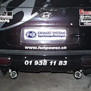 Direktkauf Fox Hyundai Santa Fé - SM Endschalldämpfer rechts/links - 1x90 Typ 13 rechts/links