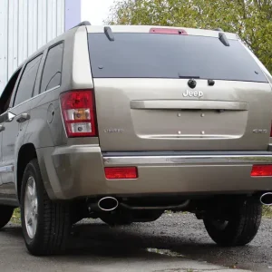 Sonderangebot Fox Jeep Commander Typ XK Endschalldämpfer Ausgang rechts/links - 140x90 Typ 32 rechts/links