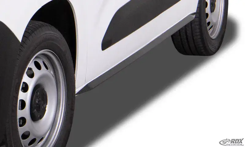 Solange Der Vorrat Reicht RDX Seitenschweller für CITROEN Berlingo, PEUGEOT Partner & Rifter, OPEL Combo, TOYOTA ProAce City (Typ E, 2018+) "Slim"