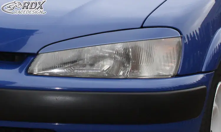 Direkt Vom Hersteller RDX Scheinwerferblenden für PEUGEOT 106 Phase 2 / Facelift 1996+ Böser Blick