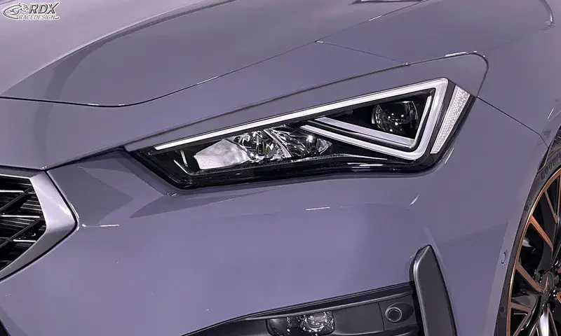 RDX Scheinwerferblenden für SEAT Leon (KL / 2020+) / SEAT Taracco (KN / 2018+) / CUPRA Leon (KL / 2020+) / CUPRA Formentor (KM / 2020+) Böser Blick Nur Heute