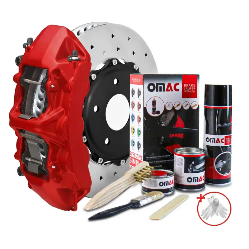 Bremssattellack Bremssattelfarbe Texas Rot Matt Auto Lack Set Hitzebeständig Top-Angebot
