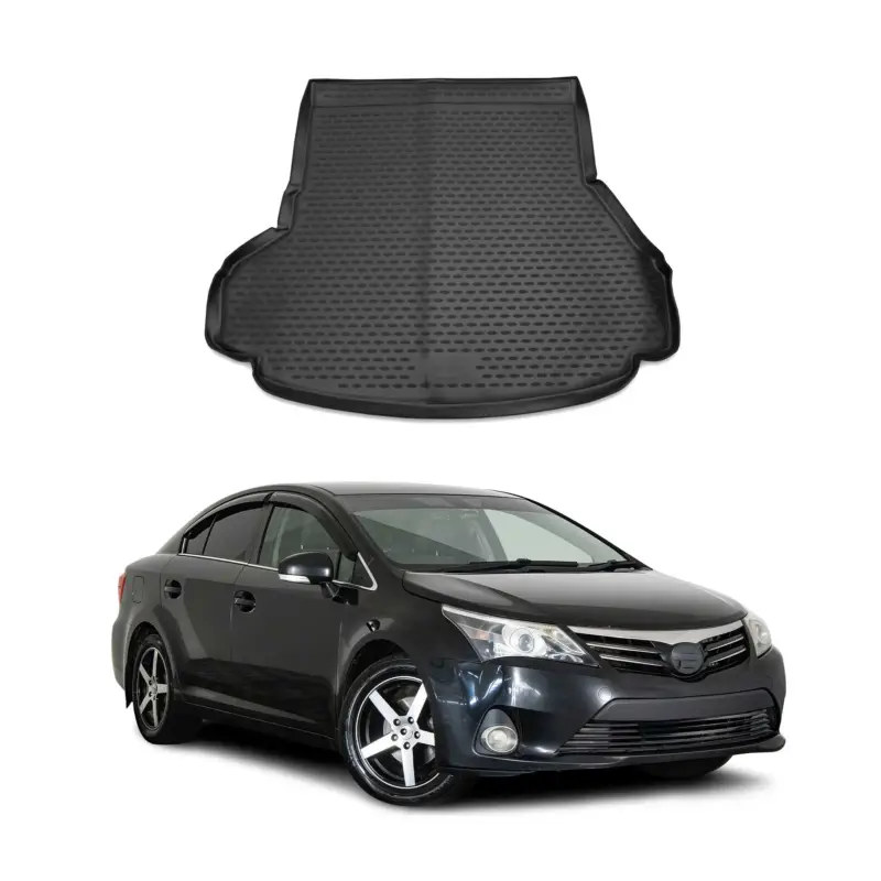 Kofferraummatte Kofferraumwanne für Toyota Avensis 2008-2018 Gummi TPE Schwarz Online Kaufen