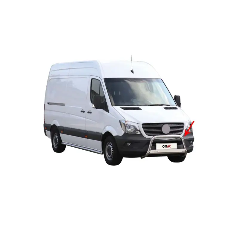 Frontbügel Frontschutzbügel für Mercedes Sprinter 2013-2018 ø63mm Stahl Silber Knallerangebot