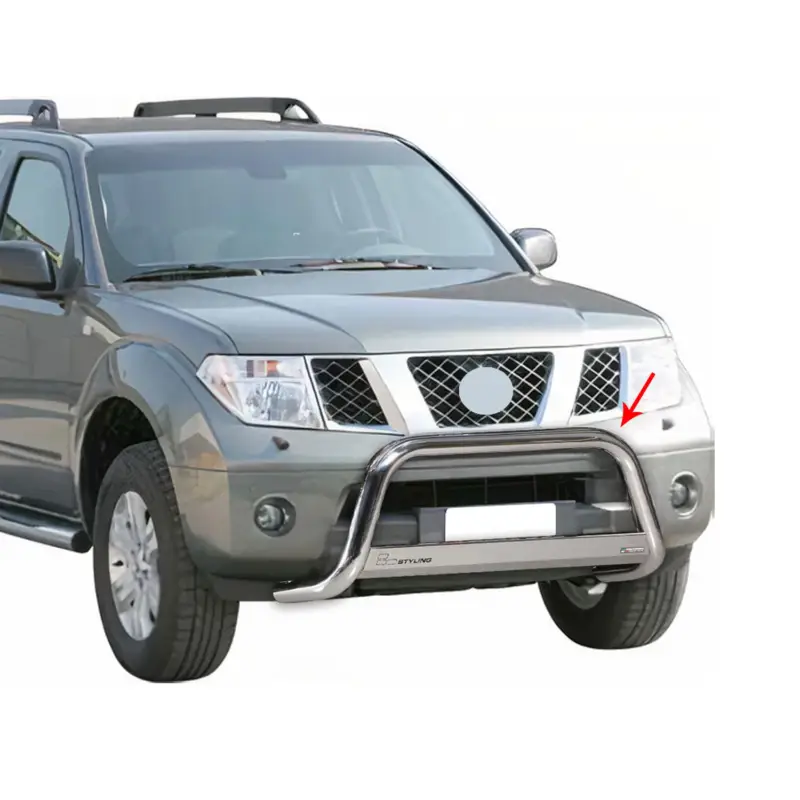 Beliebt Frontbügel Frontschutzbügel für Nissan Pathfinder 2005-2011 ø63mm Stahl Silber