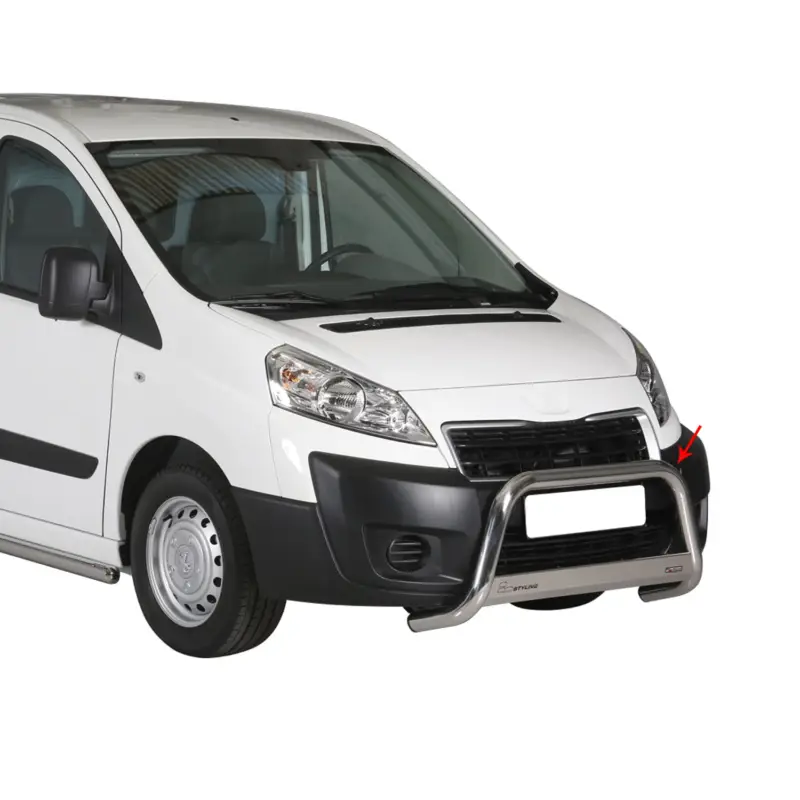 Rabatt Frontbügel Frontschutzbügel für Peugeot Expert 2013-2016 ø63mm Stahl Silber