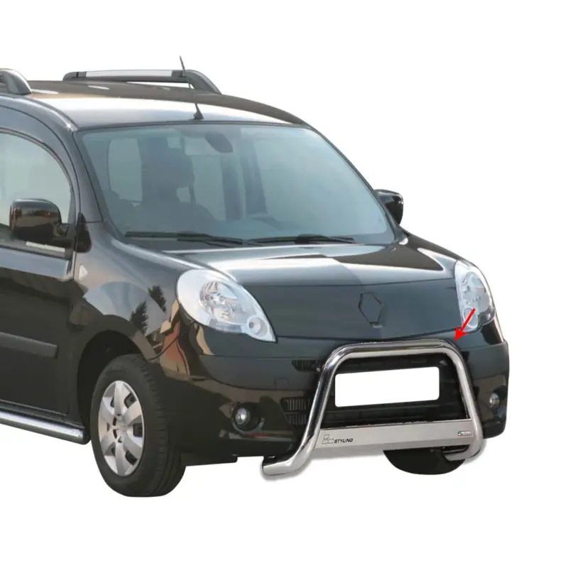 Sonderangebot Frontbügel Frontschutzbügel für Renault Kangoo 2008-2013 ø63mm Stahl Silber