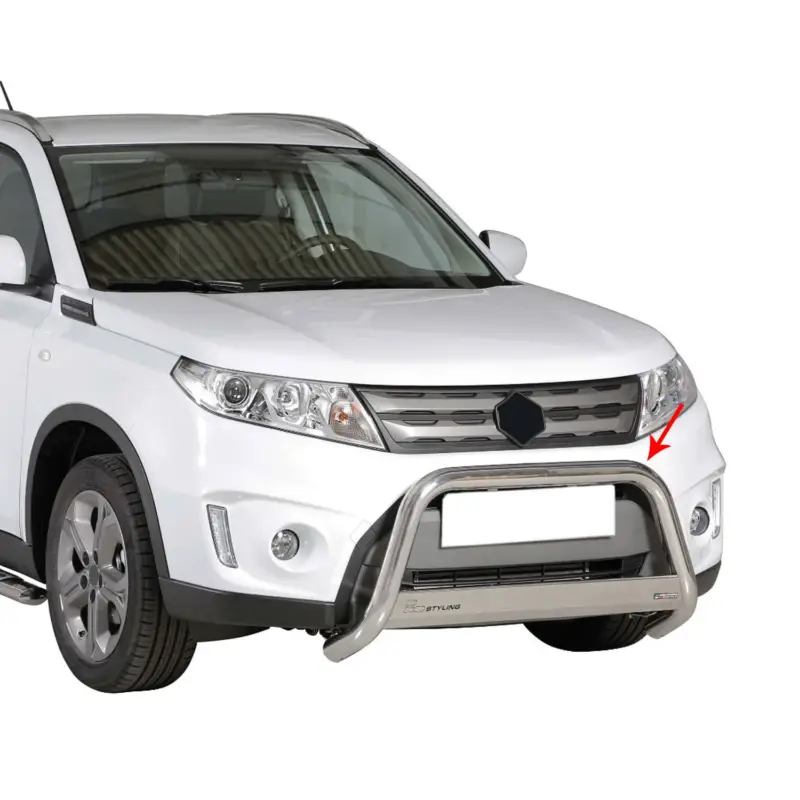 Edelstahl Frontbügel Frontschutzbügel für Suzuki Vitara 2015-2018 Grau Ø 63 mm Preiswert