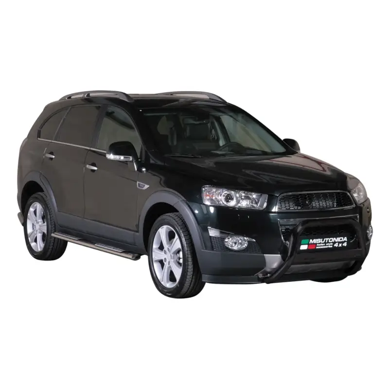 Zertifiziert Frontbügel Frontschutzbügel für Chevrolet Captiva 2011-2016 ø63mm Stahl Schwarz