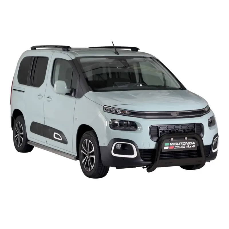 Markenprodukt Frontbügel Frontschutzbügel für Citroen Berlingo 2018-2026 ø63mm Stahl Schwarz