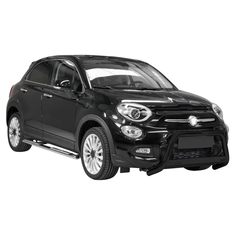 Frontbügel Frontschutzbügel für Fiat 500X 2014-2018 ø63mm Stahl Schwarz Schutz Meistverkauft