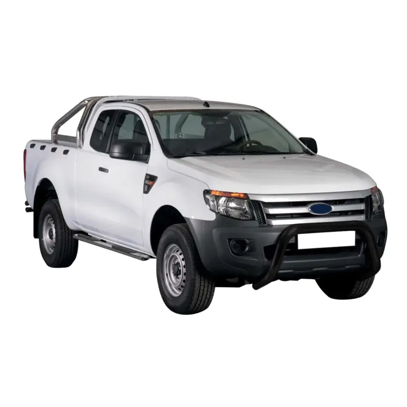 Neu Frontbügel Frontschutzbügel für Ford Ranger 2012-2015 ø76mm Stahl Schwarz Schutz