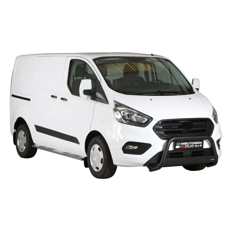 Kracherpreis Frontschutzbügel für Ford Transit Custom Kurzer RS 2018-2021 Schwarz Ø 63 mm