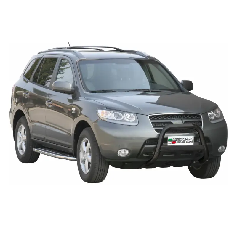 Frontbügel Frontschutzbügel für Hyundai Santa Fe 2006-2009 ø63mm Stahl Schwarz Top-Preis