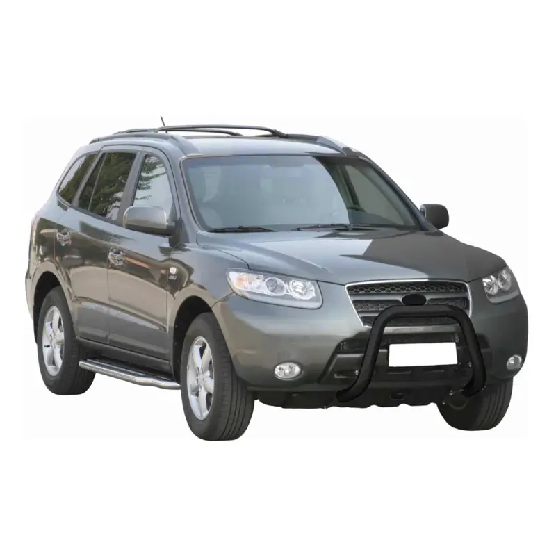Frontbügel Frontschutzbügel für Hyundai Santa Fe 2006-2009 ø76mm Stahl Schwarz Bestseller