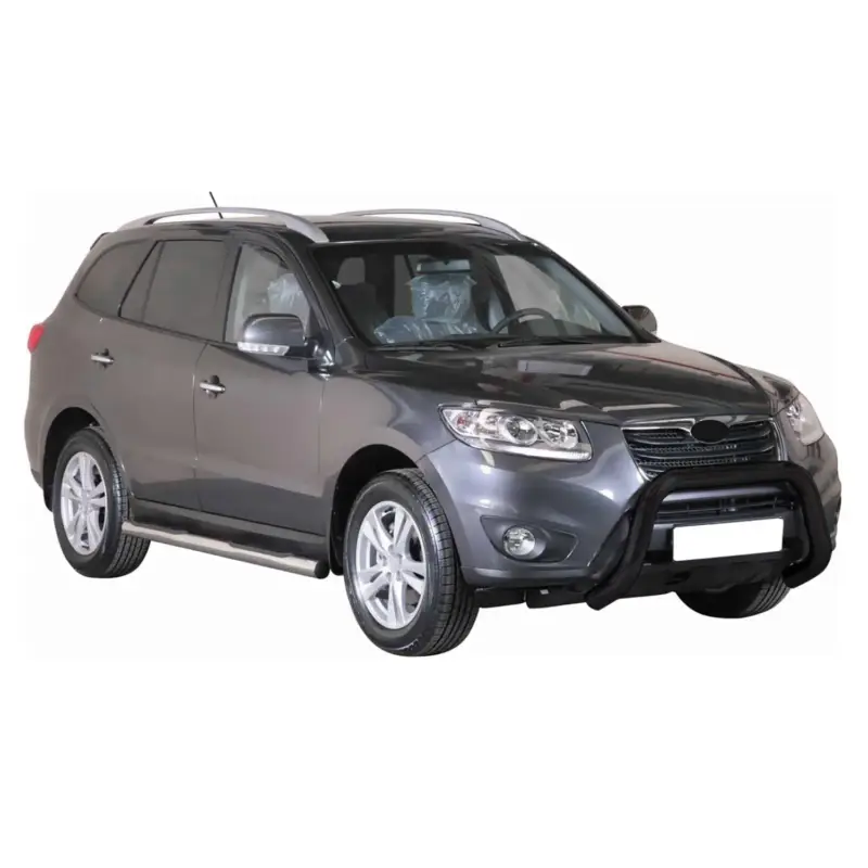 Wochenendangebot Frontbügel Frontschutzbügel für Hyundai Santa Fe 2009-2012 ø76mm Stahl Schwarz