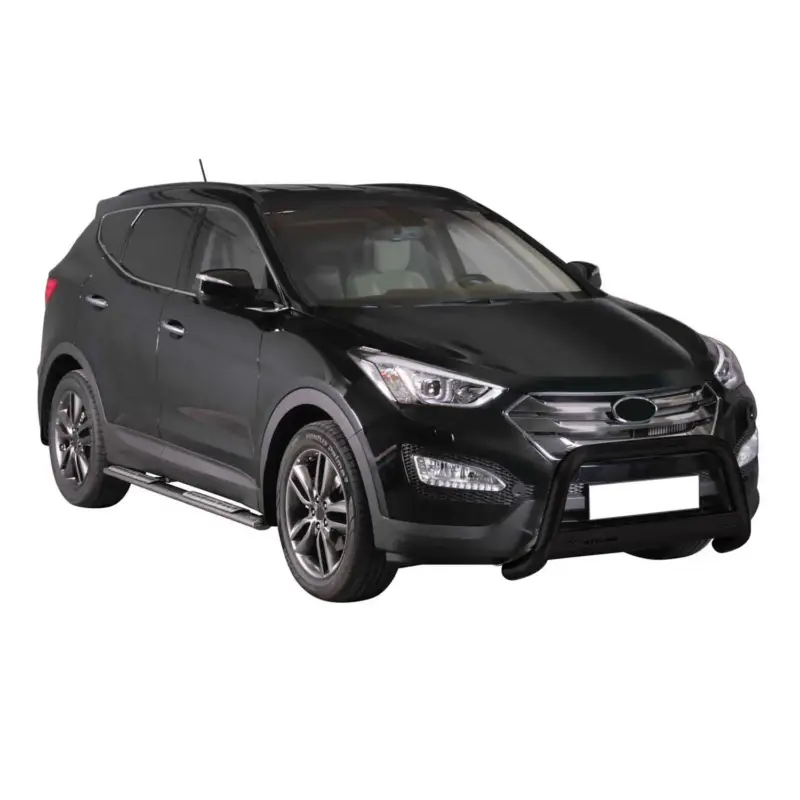 Frontbügel Frontschutzbügel für Hyundai Santa Fe 2012-2015 ø63mm Stahl Schwarz Solange Der Vorrat Reicht