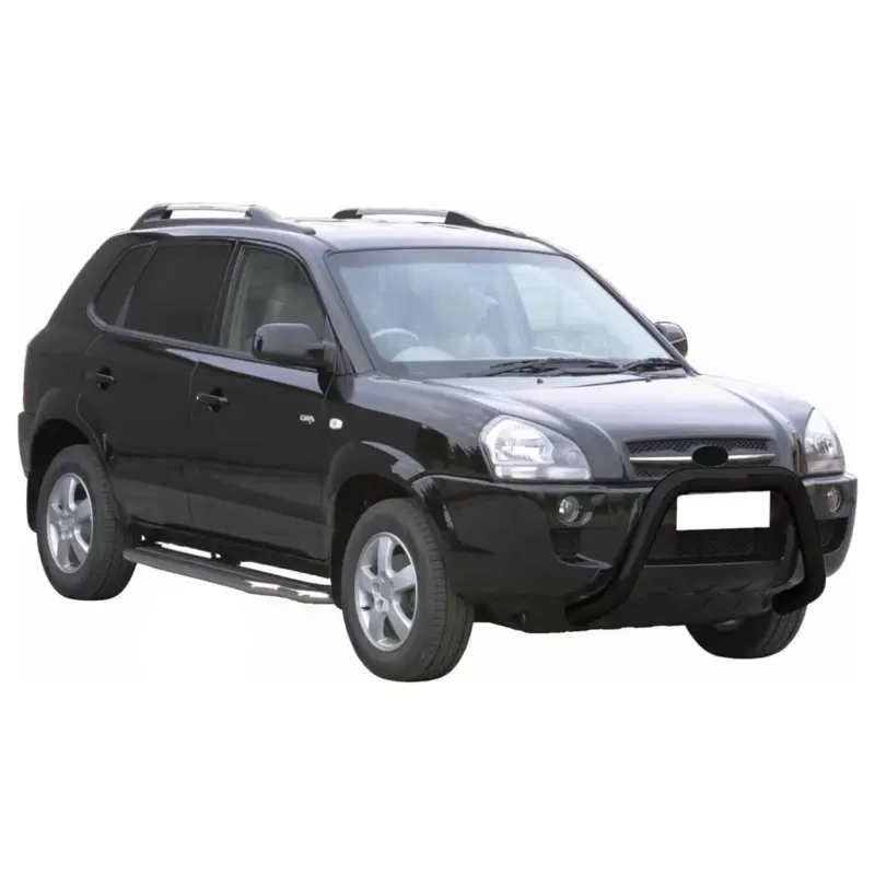 Nur Heute Frontbügel Frontschutzbügel für Hyundai Tucson 2004-2009 ø76mm Stahl Schwarz