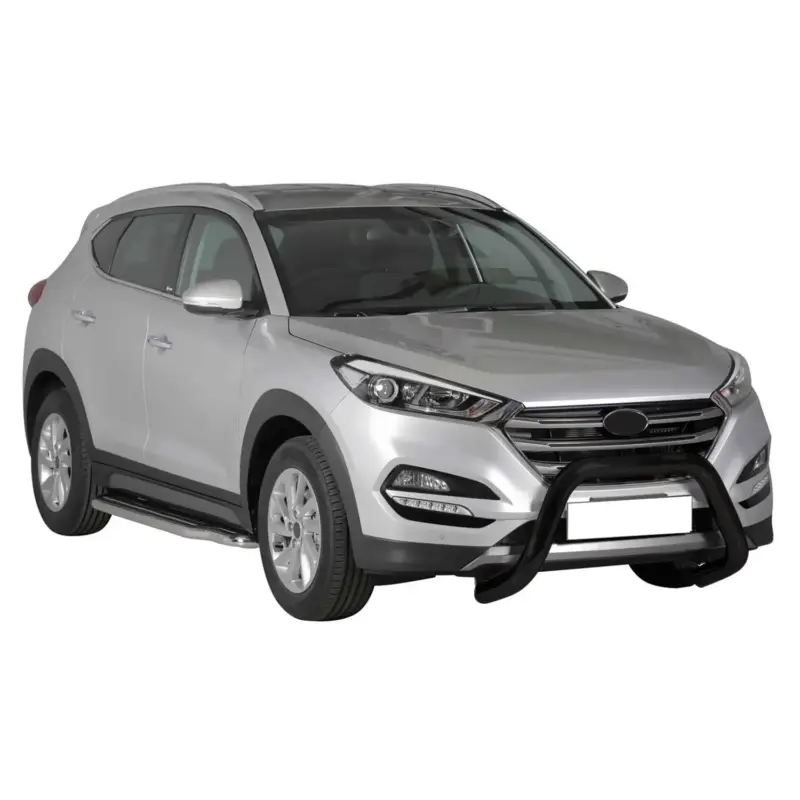 Frontbügel Frontschutzbügel für Hyundai Tucson 2015-2018 ø76mm Stahl Schwarz Jetzt Kaufen