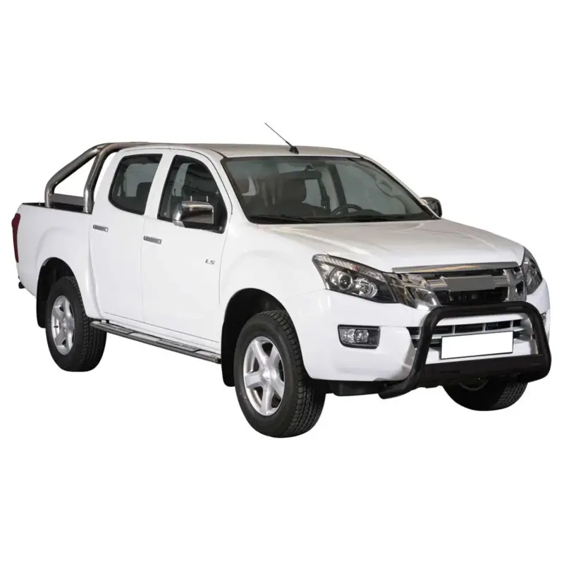 Begrenztes Angebot Frontbügel Frontschutzbügel für Isuzu D-Max 2012-2019 ø63mm Stahl Schwarz Schutz